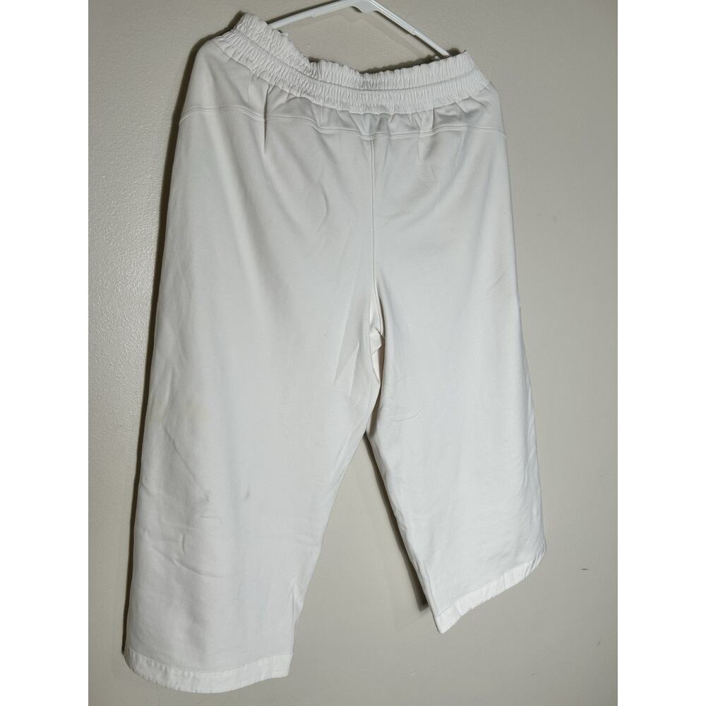 Athleta Women’s Venice High Rise Wide Leg Pant Medium Stretch Gray Tan